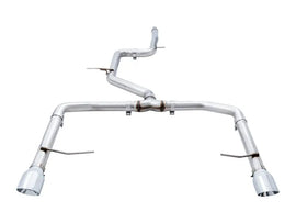 AWE Tuning 18-21 Volkswagen Jetta GLI Mk7 Track Edition Exhaust - Chrome Silver Tips (Fits OEM DP) - Corvette Realm