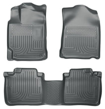 Load image into Gallery viewer, Husky Liners 2012 Toyota Camry WeatherBeater Combo Gray Floor Liners - Corvette Realm