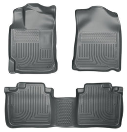 Husky Liners 2012 Toyota Camry WeatherBeater Combo Gray Floor Liners - Corvette Realm
