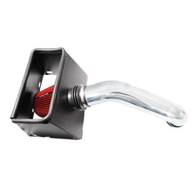 Spectre 09-18 Dodge RAM 1500/2500 V8-5.7L F/I Air Intake Kit - Polished w/Red Filter - Corvette Realm