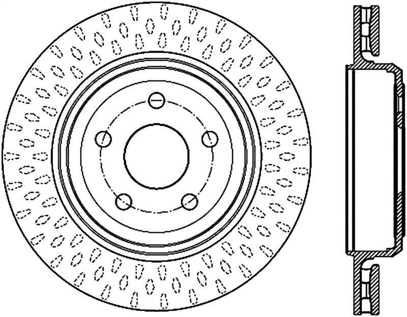 StopTech 12-13 Jeep SRT8 Rear Right Slotted Sport Brake Rotor - Corvette Realm