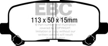 Load image into Gallery viewer, EBC 07-13 Acura MDX 3.7 Greenstuff Rear Brake Pads (For 12.6in. Rotors) - Corvette Realm