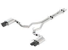 Load image into Gallery viewer, Borla 18-23 Ford Mustang GT (A/T / M/T) 3in S-Type Catback Exhaust w/o Valves w/ Black Chrome Tips