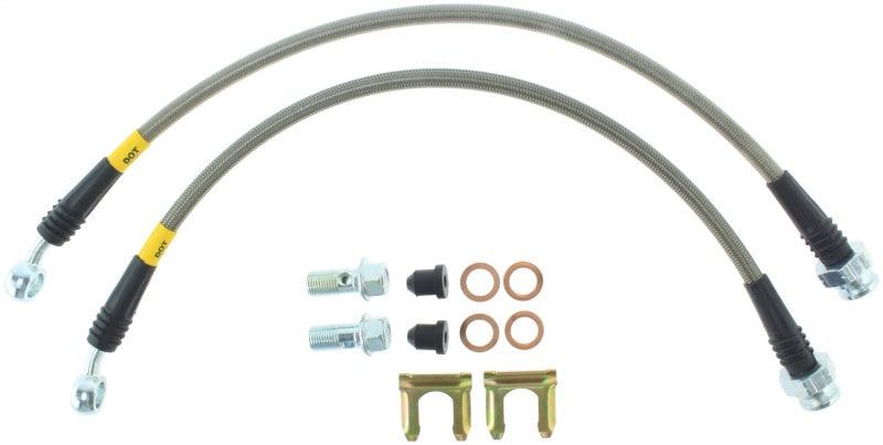 StopTech 06-09 Pontiac Solstice Stainless Steel Rear Brake Line Kit - Corvette Realm