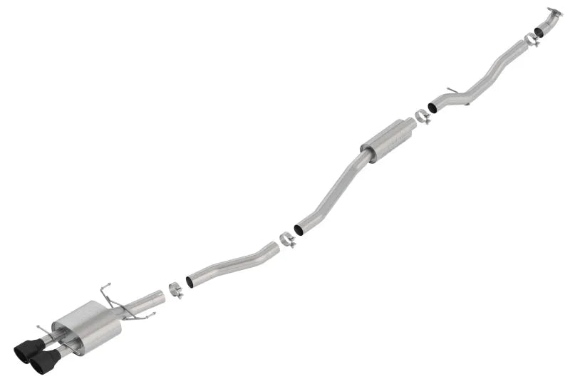 Borla 17-20 Honda Civic SI Sedan 1.5L Turbo MT FWD 4DR Catback Exhaust S-TYPE w/ Ceramic Black Tips