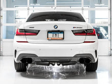 Load image into Gallery viewer, AWE Tuning 2019+ BMW M340i (G20) Resonated Touring Edition Exhaust - Quad Diamond Black Tips - Corvette Realm