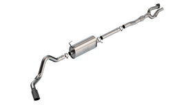 Borla 20-25 Ford F250/F350 Super Duty 7.3L V8 4dr 2.75in-3in ATAK Cat-Back Exhaust - Blk Chrome