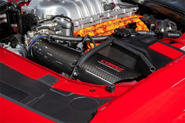Corsa 19-21 Dodge Challenger SRT/Hellcat/Redeye/Demon Carbon Fiber Air Intake w/ MaxFlow 5 Oil Filt. - Corvette Realm