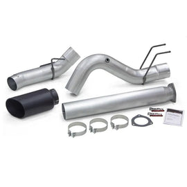Banks Power 2017 Ford 6.7L 5in Monster Exhaust System - Single Exhaust w/ Black Tip - Corvette Realm