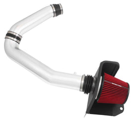 Spectre 11-15 Jeep Grand Cherokee V6-3.6L F/I Air Intake Kit - Polished w/Red Filter - Corvette Realm
