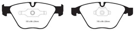 EBC 06-12 BMW 335i 3.0T (E90/E92/E93) Bluestuff Front Brake Pads - Corvette Realm