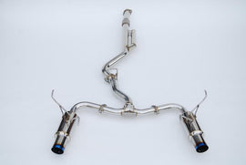 Invidia 2022+ Subaru WRX N1 Twin Outlet Single Layer Tip Cat-Back Exhaust - Corvette Realm