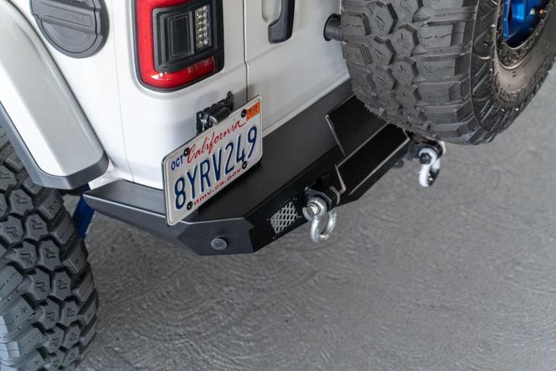 DV8 Offroad 2018 Jeep Wrangler JL MTO Series Rear Bumper w/ Optional Tire Carrier - Corvette Realm