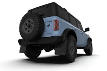 Load image into Gallery viewer, Rally Armor 21-24 Ford Bronco (Plstc Bmpr - NO Rptr/Sprt - NO RR/RB) Blk Mud Flap w/Area Blue Logo