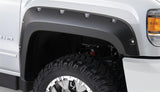 Bushwacker 15-18 GMC Sierra 2500 HD Pocket Style Flares 2pc - Black