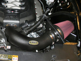Airaid 11-14 Ford Mustang GT 5.0L Race Only (No MVT) MXP Intake System w/ Tube (Oiled / Red Media) - Corvette Realm