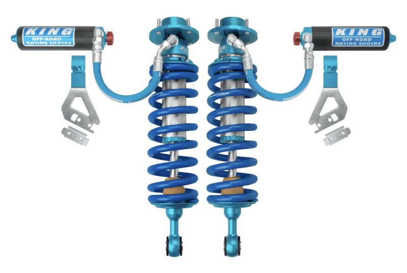 King Shocks 2022+ Toyota Tundra Front 2.5 Dia w/ Remote Reservoir Coilover & Adjuster (Pair) - Corvette Realm