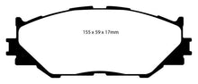 Load image into Gallery viewer, EBC 06-08 Lexus IS250 2.5 Redstuff Front Brake Pads - Corvette Realm