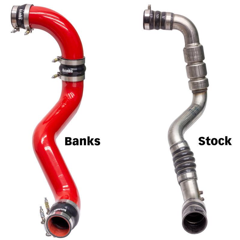 Banks Power 17-19 Chevy/GMC 2500HD/3500HD Diesel 6.6L Boost Tube Upgrade Kit - Red - Corvette Realm