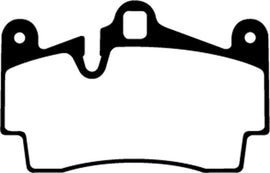 EBC 04-07 Porsche Cayenne 3.2 Redstuff Rear Brake Pads - Corvette Realm