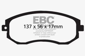 EBC 2012+ Subaru BRZ/FRS/86 2.0L Bluestuff Front Brake Pads - Corvette Realm