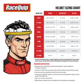 RaceQuip PRO25 SA2025 STEEL XLG HELMET
