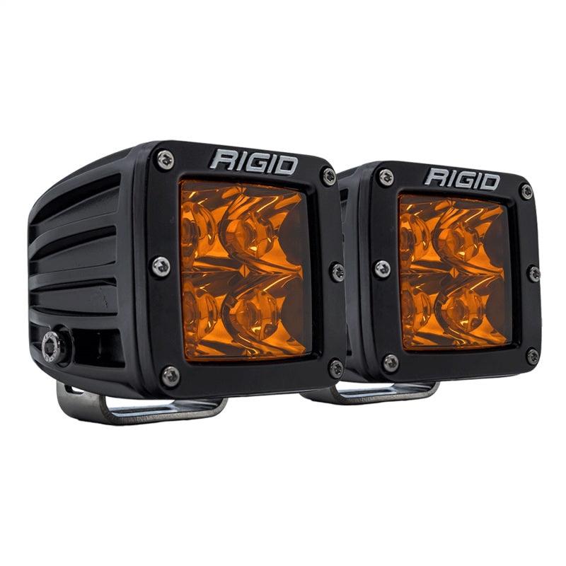 Rigid Industries D-Series Spot w/ Amber PRO Lens (Pair) - Corvette Realm