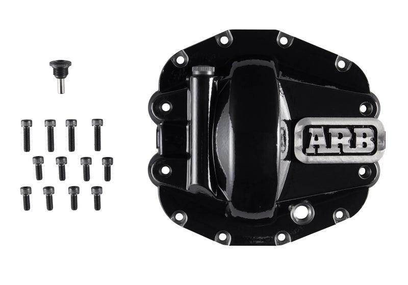 ARB Diff Cover Blk Jeep JL Rubicon Front - Corvette Realm