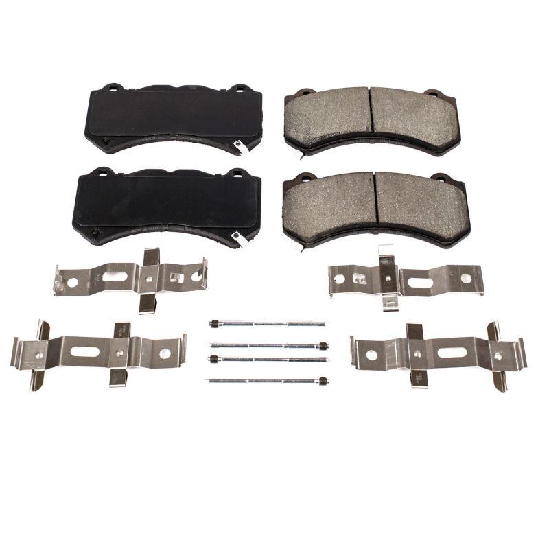 Power Stop 16-19 Cadillac ATS Front Z17 Evolution Ceramic Brake Pads w/Hardware - Corvette Realm