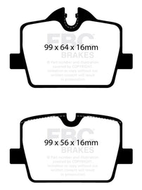 EBC 2019+ BMW Z4 G29 2.0T Bluestuff Rear Brake Pads - Corvette Realm