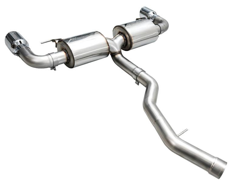 AWE 19-23 BMW 330i / 21-23 BMW 430i Base G2X Touring Axle Back Exhaust - Chrome Silver - Corvette Realm