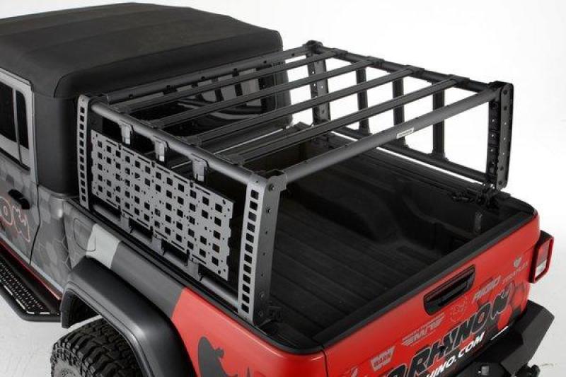 Go Rhino 19-21 Jeep Gladiator XRS Overland Xtreme Rack - Black - Corvette Realm