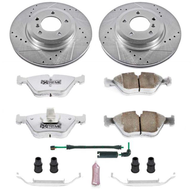 Power Stop 01-06 BMW 330Ci Front Z26 Street Warrior Brake Kit - Corvette Realm