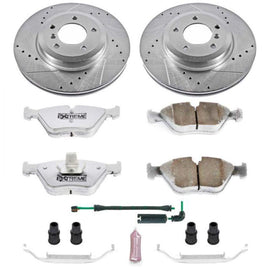 Power Stop 01-06 BMW 330Ci Front Z26 Street Warrior Brake Kit - Corvette Realm