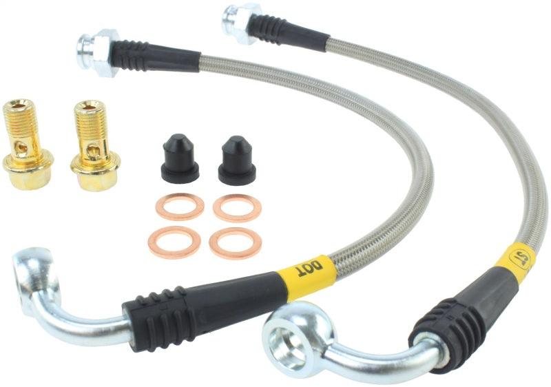 StopTech 03-07 350Z/G35 Stainless Steel Rear BBK Brake Lines - Corvette Realm