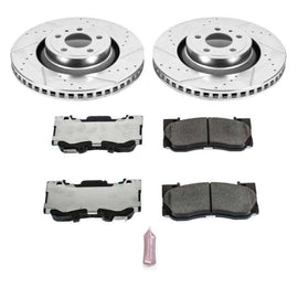 Power Stop 15-19 Ford Mustang Front Z26 Street Warrior Brake Kit - Corvette Realm