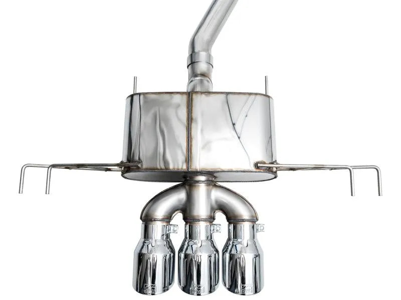 AWE Tuning 2023 Honda Civic Type R FL5 Touring Edition Exhaust w/ Triple Chrome Silver Tips - Corvette Realm