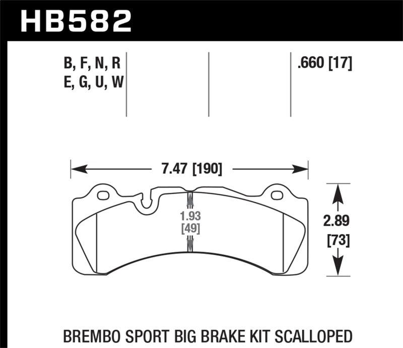 Hawk HPS Street Brake Pads - Corvette Realm