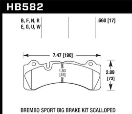 Hawk HPS Street Brake Pads - Corvette Realm