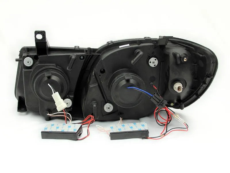 ANZO 1998-2007 Lexus Lx470 Projector Headlights w/ Halo Black (CCFL) - Corvette Realm