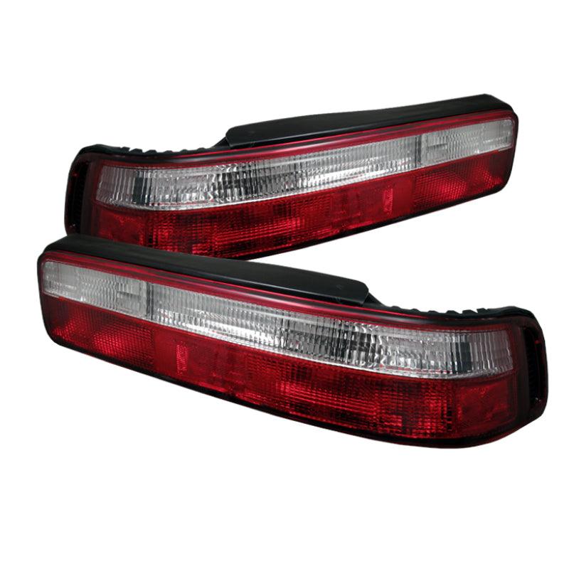 Spyder Acura Integra 90-93 2Dr Euro Style Tail Lights Red Clear ALT-YD-AI90-RC - Corvette Realm