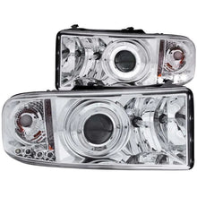 Load image into Gallery viewer, ANZO 1994-2001 Dodge Ram Projector Headlights w/ Halo Chrome - Corvette Realm