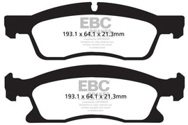 EBC 13+ Dodge Durango 5.7 Yellowstuff Front Brake Pads - Corvette Realm