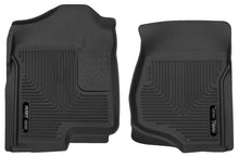 Load image into Gallery viewer, Husky Liners 07-12 GM Silverado/Tahoe/Suburban/Escalade X-Act Contour Black Floor Liners - Corvette Realm