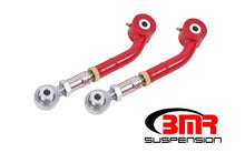 Load image into Gallery viewer, BMR 08-17 Challenger Upper Trailing Arms w/ On-Car Adj. Poly/Rod Ends - Red - Corvette Realm