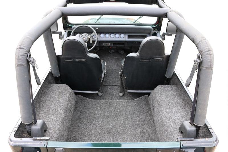 BedRug 87-95 Jeep YJ Rear Kit 4pc Cargo Kit (Incl Tailgate & Cargo Liner) - Corvette Realm