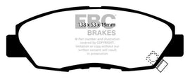 EBC 97 Acura CL 2.2 Redstuff Front Brake Pads - Corvette Realm