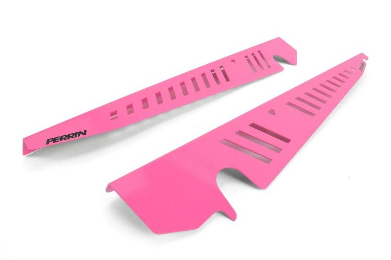 Perrin 2015+ Subaru WRX/STI Fender Shroud Set - Hyper Pink - Corvette Realm