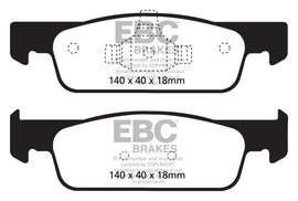 EBC 2016-2017 Smart Fortwo 0.9L Turbo Greenstuff Front Brake Pads - Corvette Realm