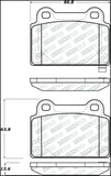 StopTech 08-15 Mitsubishi Evo X Street Performance Rear Brake Pads